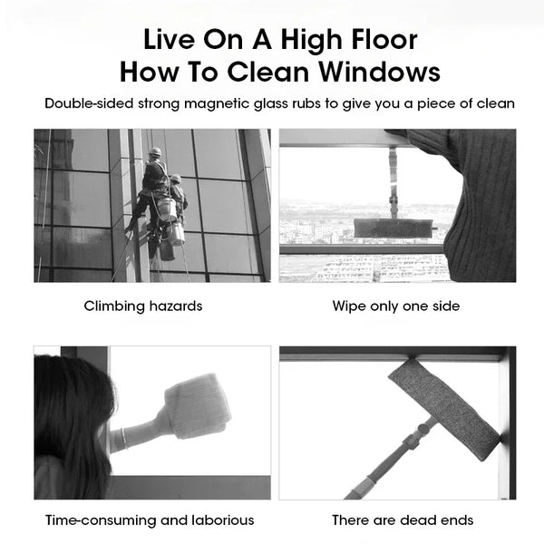Easy Clean Magnetic Window Wiper